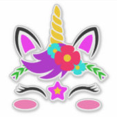 Sticker Unicorne (Devant)