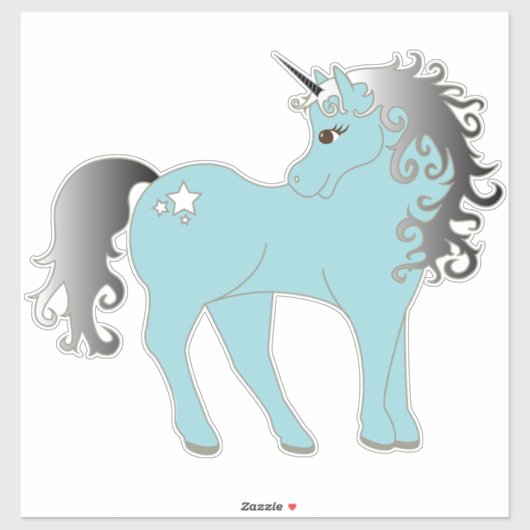 Sticker Unicorne (Feuille)