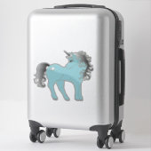 Sticker Unicorne (Sur valise)