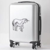 Sticker Unicorne (Sur valise)