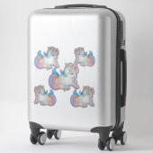 Sticker Unicorne (Sur valise)