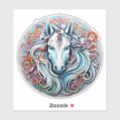 Sticker Unicorne (Feuille)