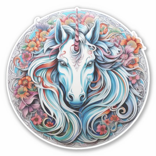 Sticker Unicorne (Devant)