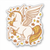 Sticker Unicorne d'automne (Devant)