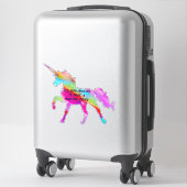Sticker Unicorne de Dream (Sur valise)