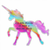 Sticker Unicorne de Dream (Devant)