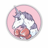 Sticker Unicorne en boîte (Devant)