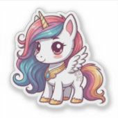 Sticker Unicorne magique (Devant)