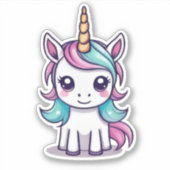 Sticker Unicorne magique (Devant)