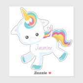 Sticker Unicorne magique (Feuille)