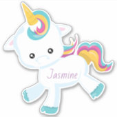 Sticker Unicorne magique (Devant)