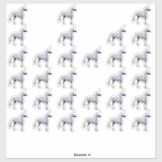 Sticker Unicornes (Feuille)