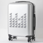 Sticker Unicornes (Sur valise)