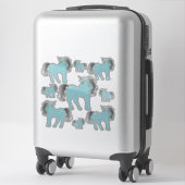 Sticker Unicornes (Sur valise)