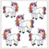 Sticker Unicornes (Feuille)