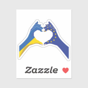 Sticker Union européenne Europe Ukraine Ukraine Ukraine am