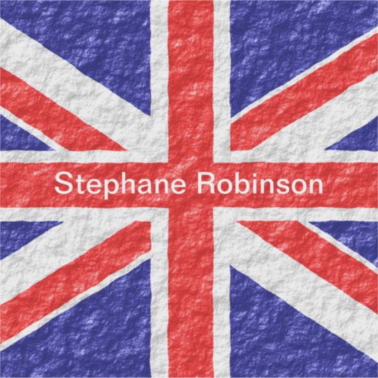 Sticker Union Jack Flag Design (Devant)