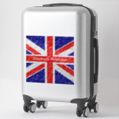 Sticker Union Jack Flag Design (Sur valise)
