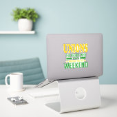 Sticker Union Weekends (Ordinateur portable sur le bureau)