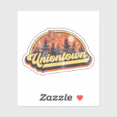 Sticker Uniontown, Alabama (Feuille)