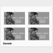 Sticker unique Enveloppe Graduate | Aigle (Feuille)