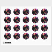 Sticker unique Tropical Étiquettes (Feuille)