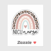 Sticker Unité de soins intensifs néonatals NICU Nurse Rain (Feuille)
