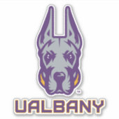 Sticker Université d'Albany Great Danes (Devant)