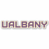 Sticker Université de Albany Wordmark (Devant)