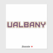 Sticker Université de Albany Wordmark (Feuille)