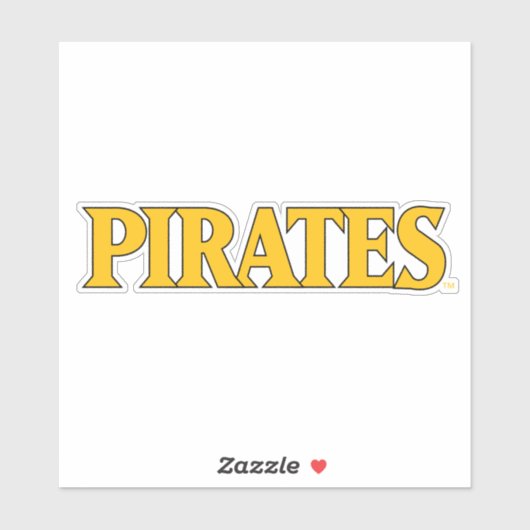 Sticker Université de Caroline de l'Est | Pirates (Feuille)
