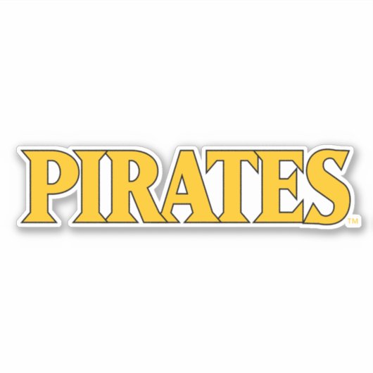 Sticker Université de Caroline de l'Est | Pirates (Devant)