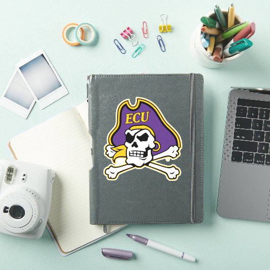 Sticker Université de Caroline de l'Est | Pirates écus (Couverture iPad)