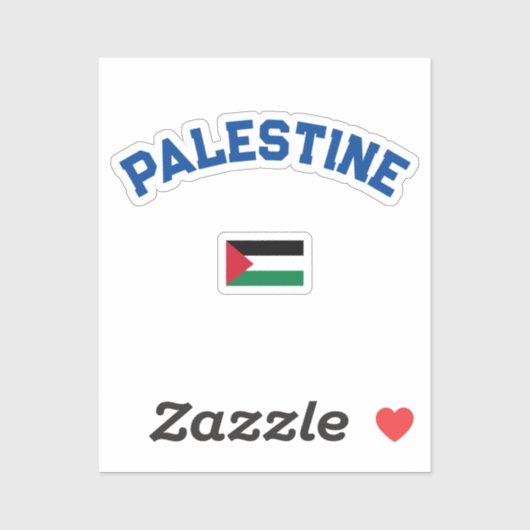 Sticker Université de Varsity de l'État de Palestine (Feuille)
