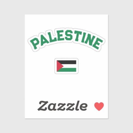 Sticker Université de Varsity de l'État de Palestine (Feuille)
