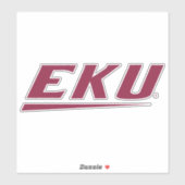 Sticker Université du Kentucky oriental | EKU (Feuille)
