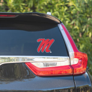 Sticker Université du Mississippi   Script M