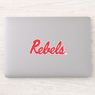 Sticker Université du Mississippi   Script Rebels