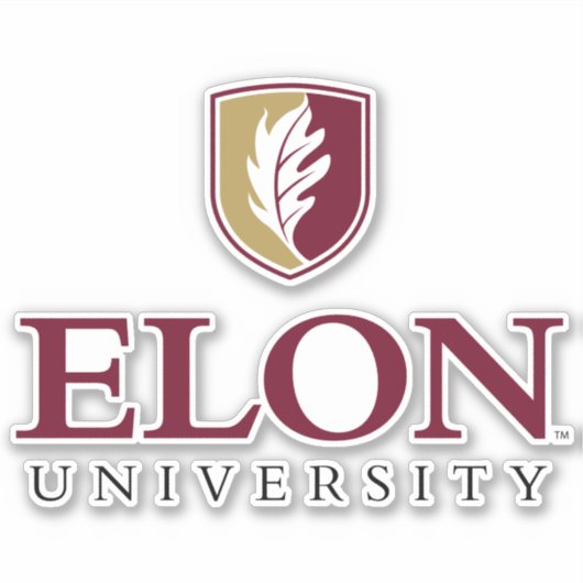 Sticker Université Elon (Devant)