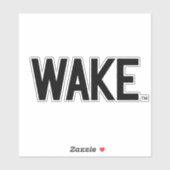 Sticker Université Wake Forest | Wordmark Wake (Feuille)