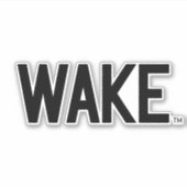 Sticker Université Wake Forest | Wordmark Wake (Devant)