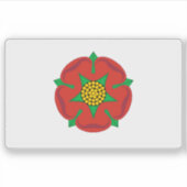 Sticker Unofficial flag of Lancashire,England (until 2008) (Devant)
