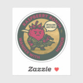 Sticker Unyielding Sweetness Warrior Raspberry  (Feuille)
