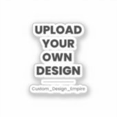 Sticker Upload Your Own Design Here | Custom Template (Recto)