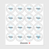 Sticker Upsherin HEBREW Ciseaux personnalisés NETTOYER 16- (Feuille)