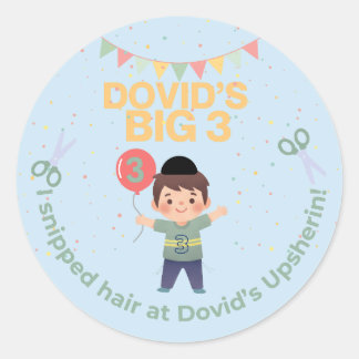 Sticker Upsherin personnalisé