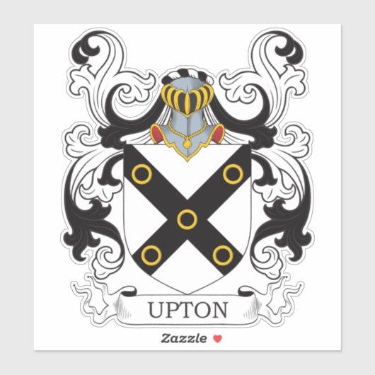 Sticker Upton Family Crest (Feuille)