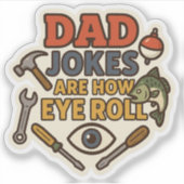 Sticker URGENT Papa plaisante Trousse d'urgence 2025 - Der (Devant)