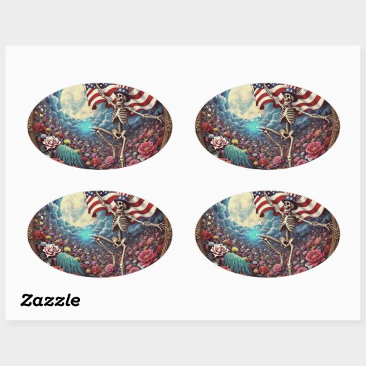 Sticker US Blues (Feuille)