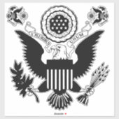 Sticker US seal (Feuille)
